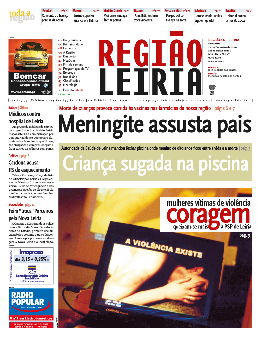 Edição 3387 de 22 fevereiro 2002 + Suplemento O Verdinho