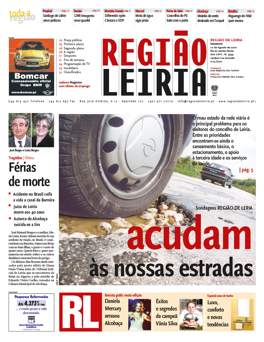 Revista RL de 10 agosto 2001 + Edição 3359