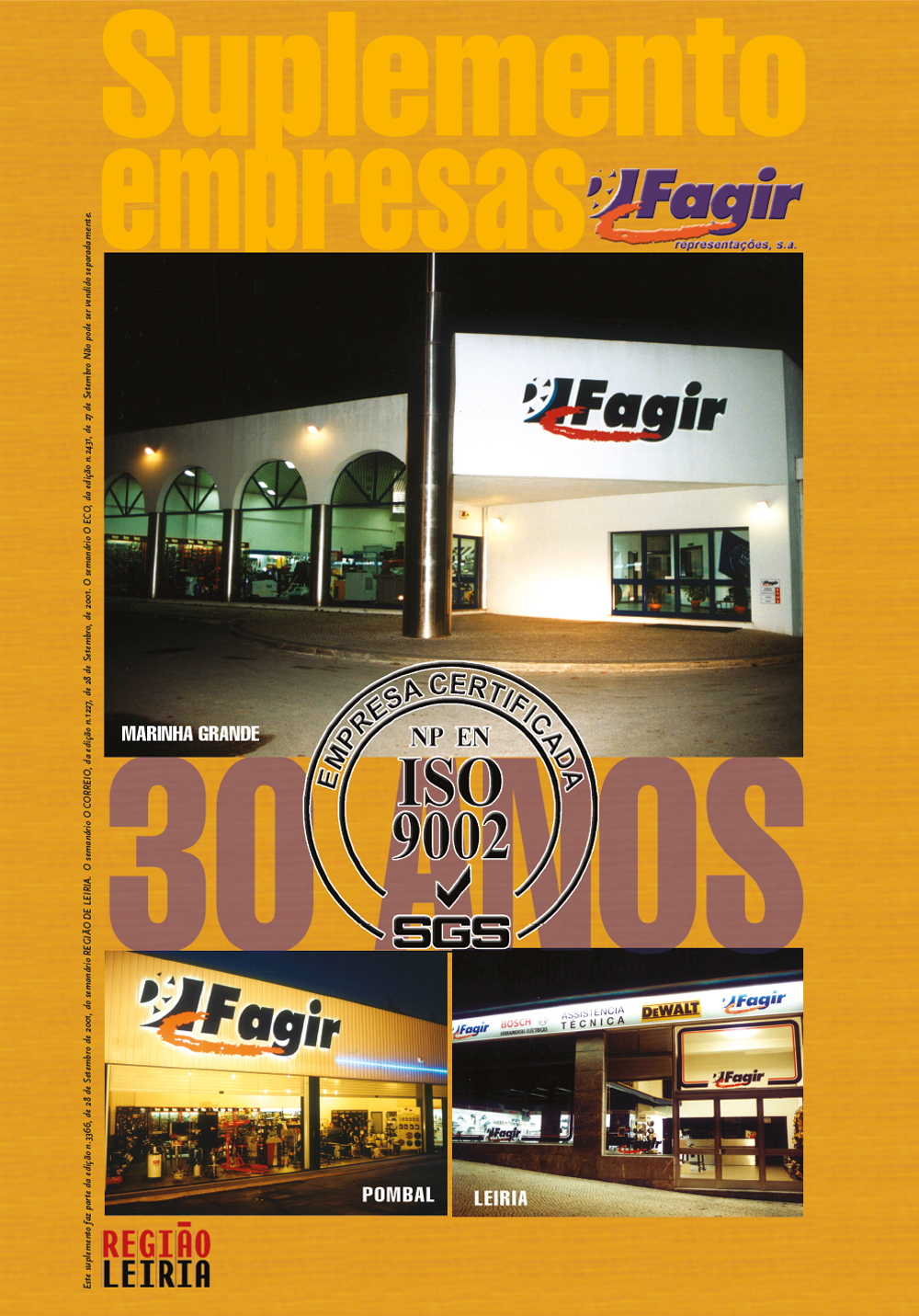 Edição 3366 de 28 setembro 2001 + Revista Fagir