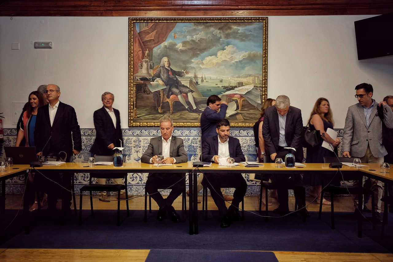foto do início da reunião de autarcas em Pombal sobre os incêndios