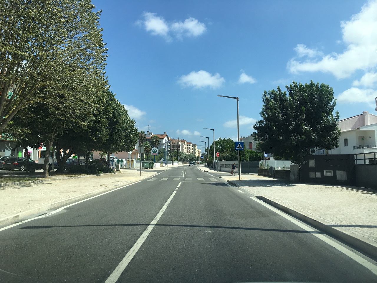 Foto da estrada da Figueira no Rego d'Água