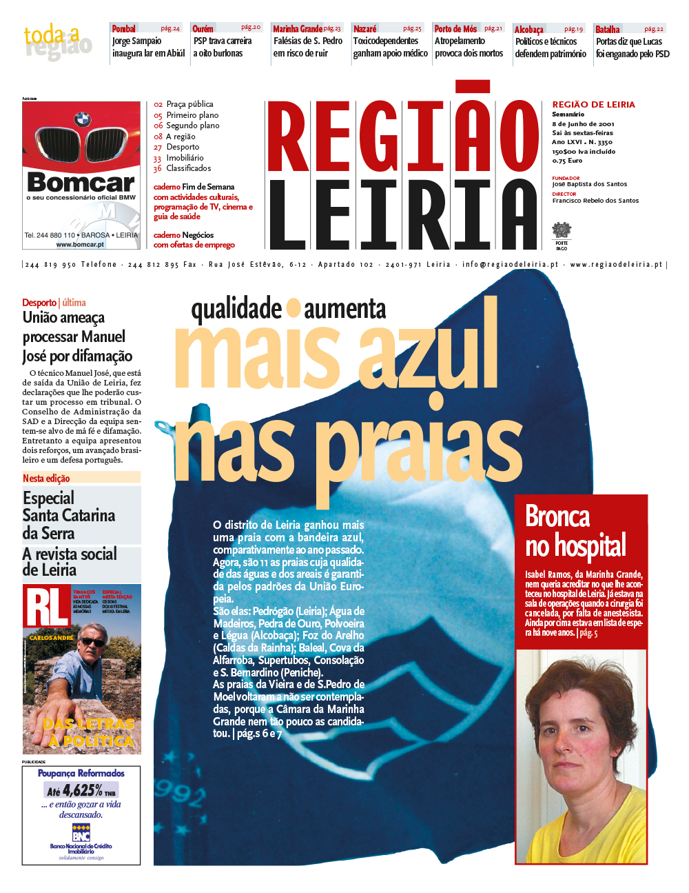 Edição 3350 de 8 junho 2001 + Revista RL