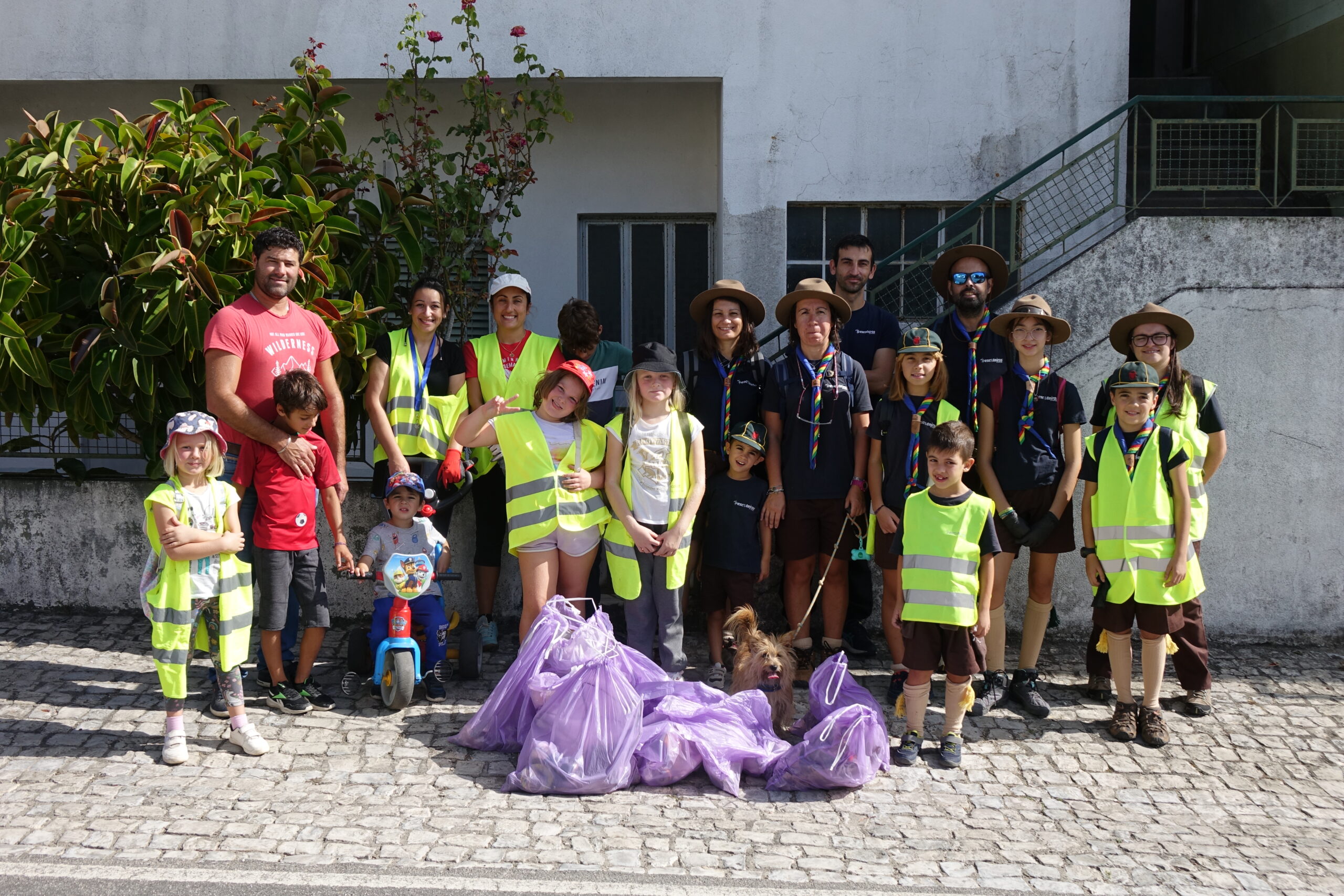 escoteiros rio de couros_ourém_recolha de lixo_eco freguesias_2022