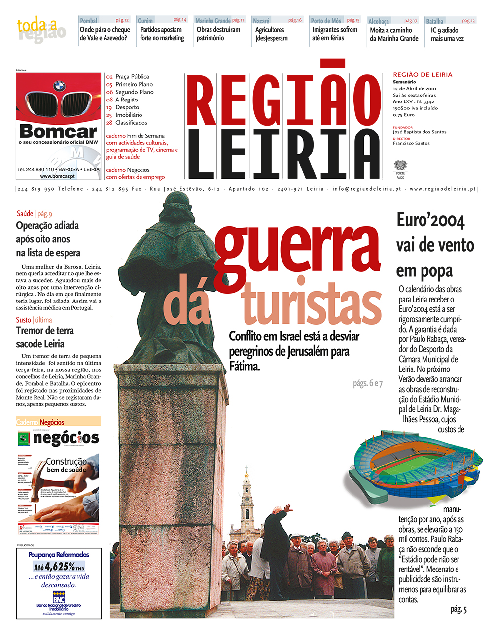 Edição 3342 de 12 abril 2001