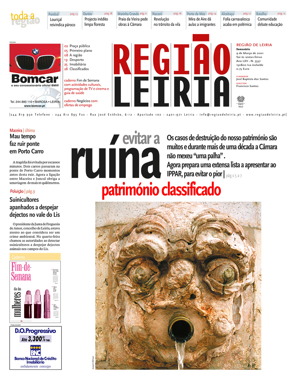 Edição 3337 de 9 março 2001