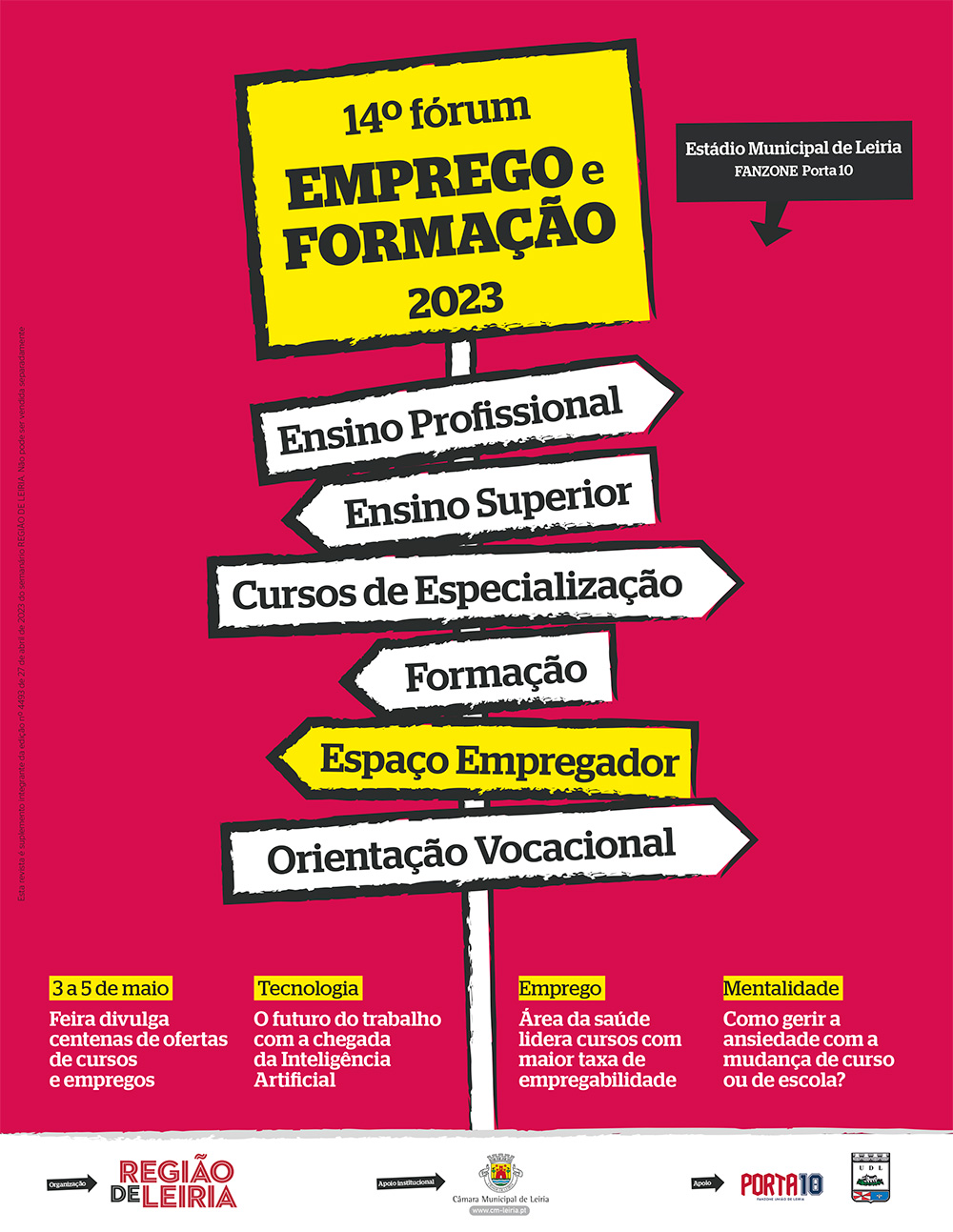 Suplemento 14º Fórum Emprego e Formação de 27 abril 2023 + Edição 4493