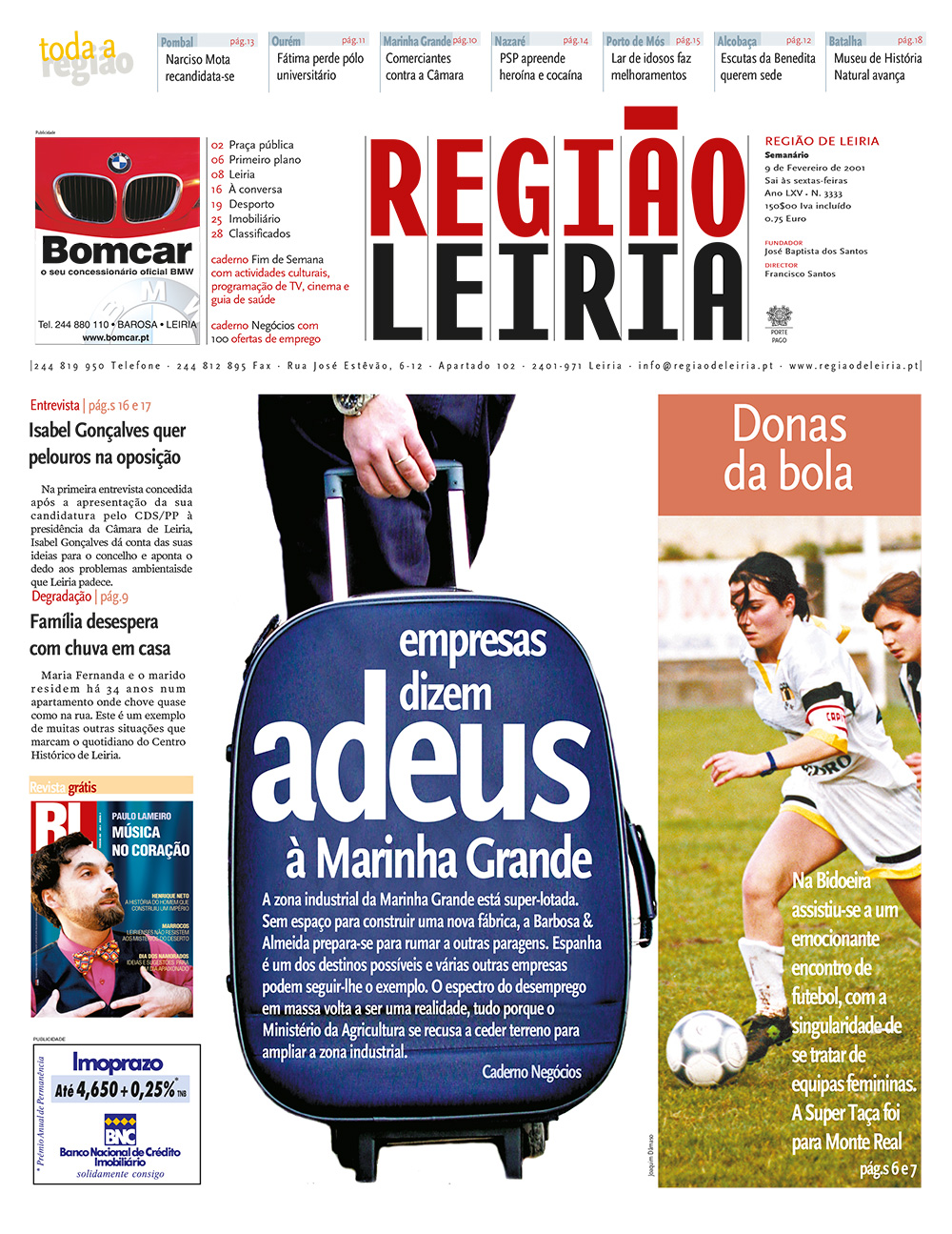 Revista RL de 9 fevereiro 2001 + Edição 3333