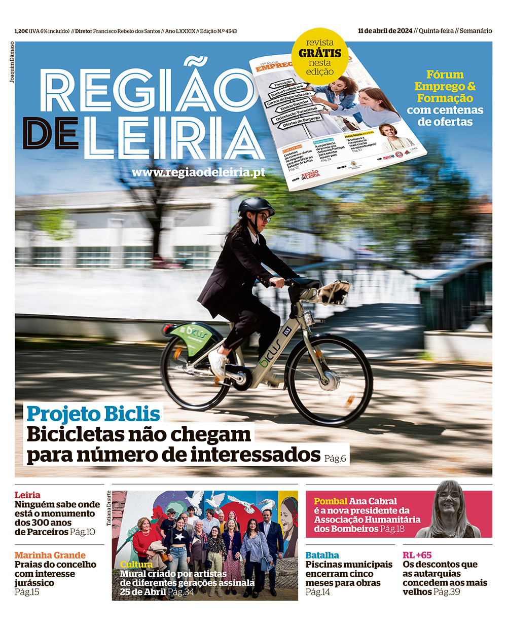 Revista 15º Fórum Emprego e Formação de 11 abril 2024 + Edição 4543