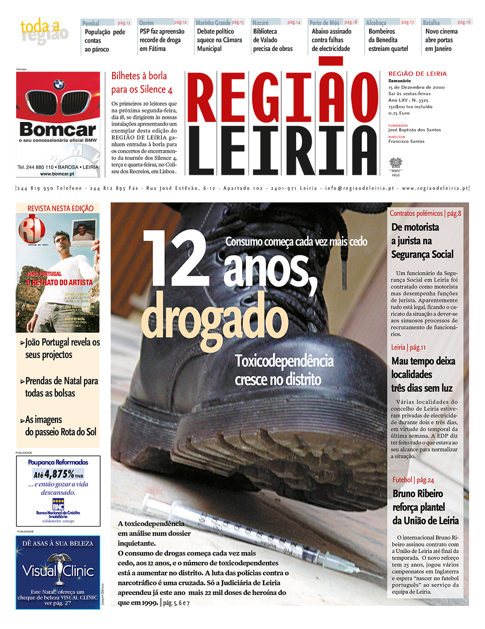 Edição 3325 de 15 dezembro 2000 + Revista RL