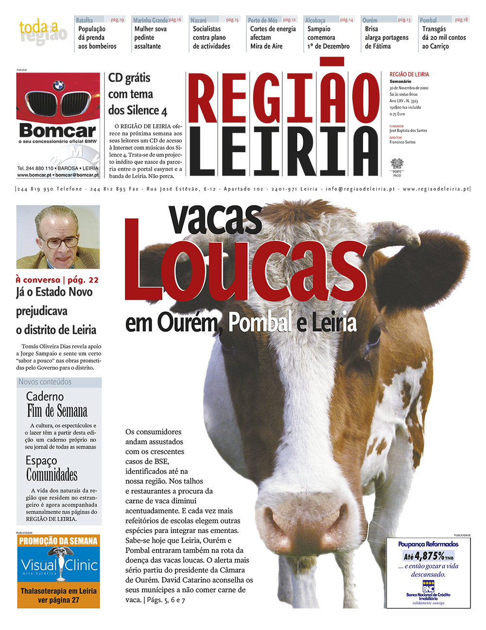 Edição 3323 de 30 novembro 2000