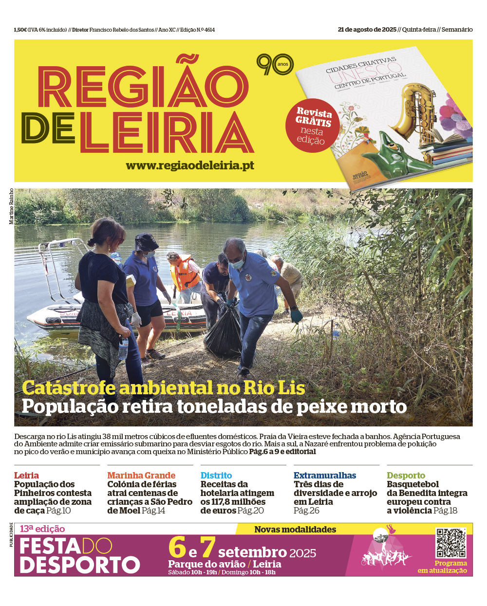 Edição 4614 de 21 agosto 2025 + Suplemento Cidades Criativas da UNESCO