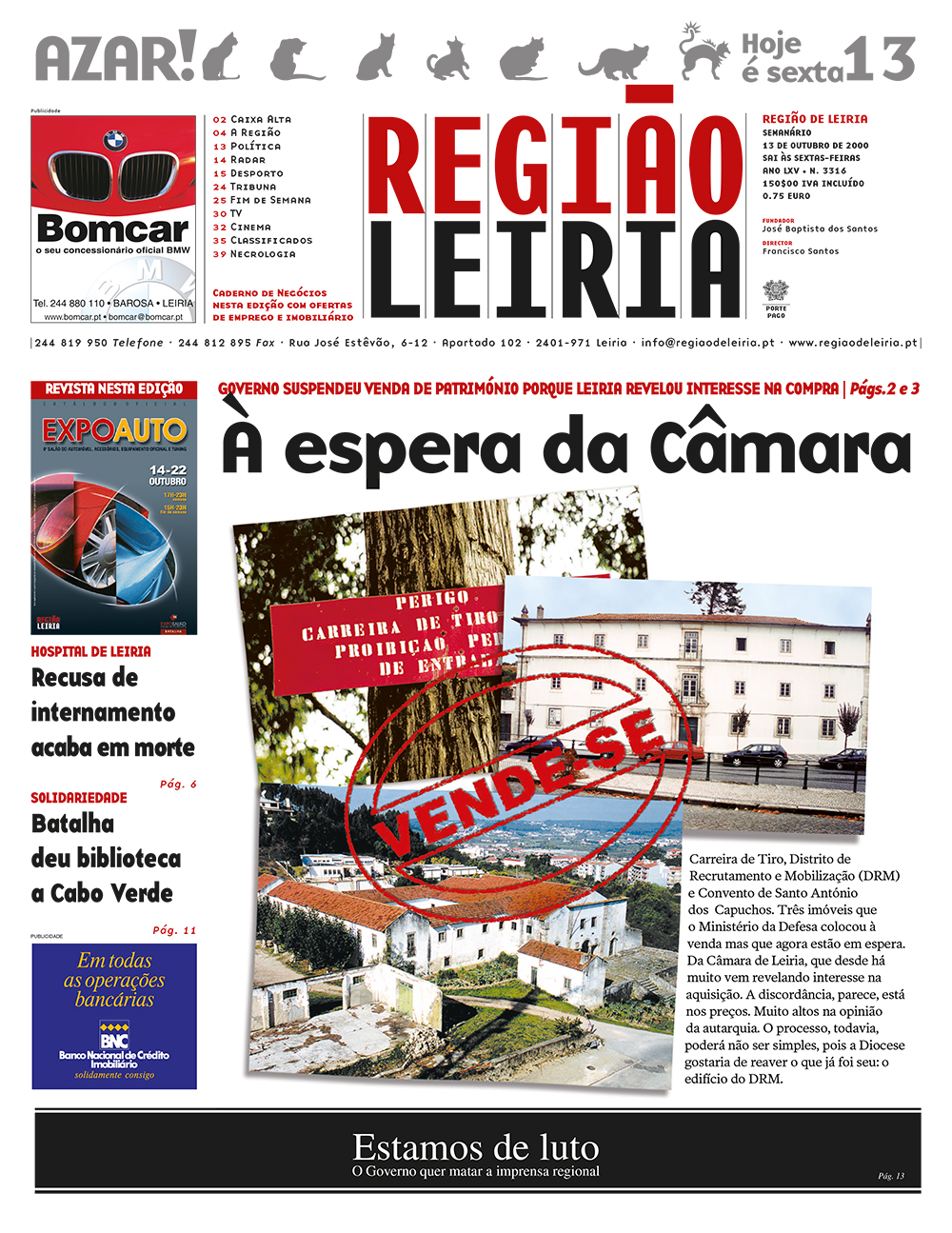 Revista Expoauto de 13 outubro 2000 + Edição 3316