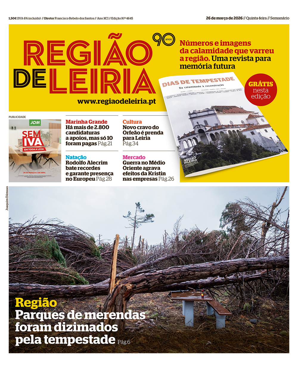 Edição 4645 de 26 março 2026 + Suplemento Dias de Tempestade
