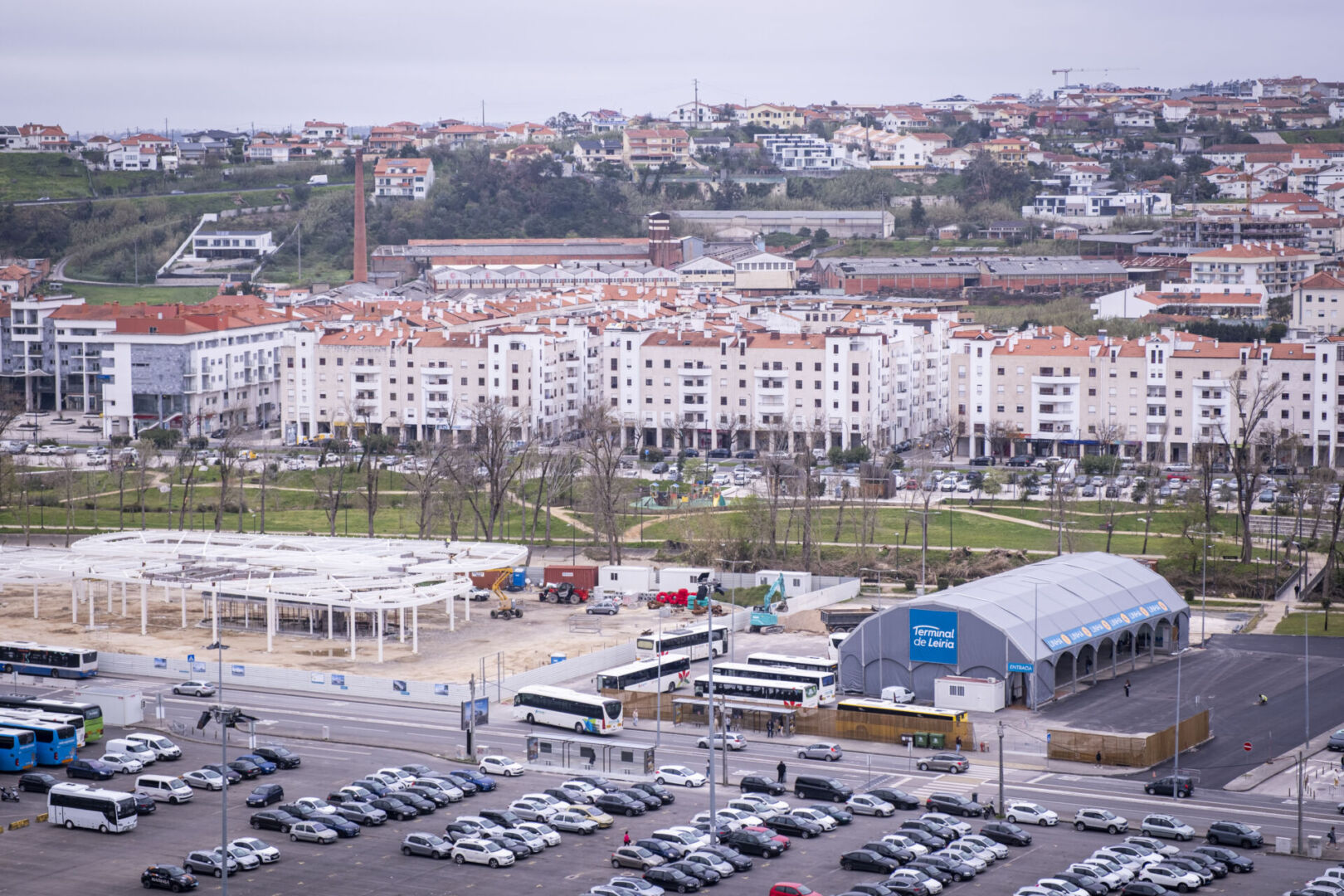Novo terminal rodoviário de Leiria só deve ficar concluído em agosto