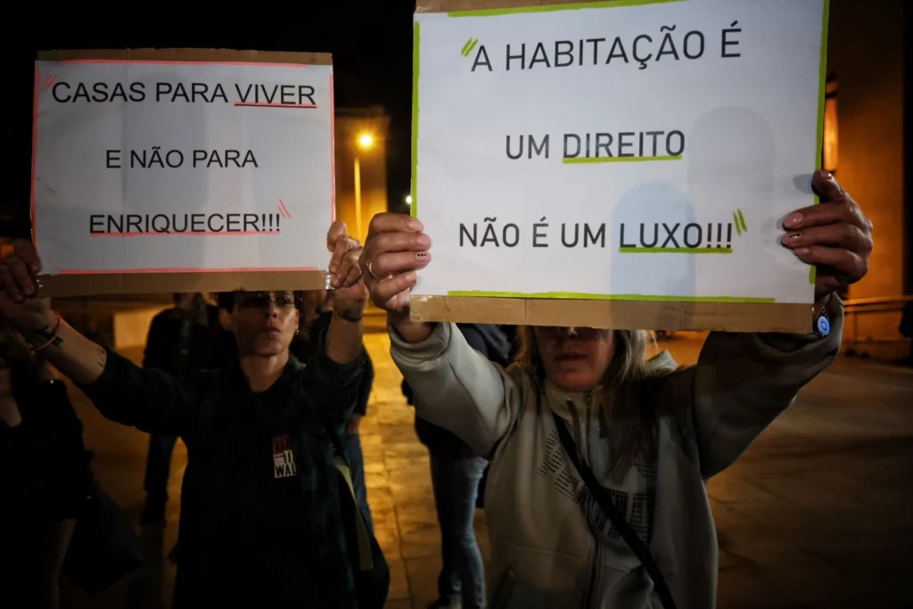 Leiria junta-se ao protesto contra custo de vida e dificuldade em ter casa