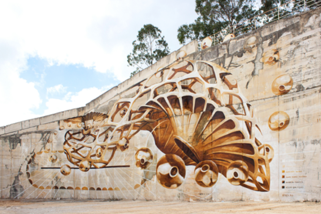 Há uma nova obra a descobrir nas pedreiras do Codaçal e combina pintura e som